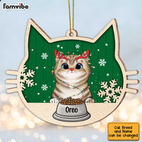 Personalized Cat Christmas Ornament SB261 30O47 thumb 1