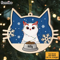 Personalized Cat Christmas Ornament SB261 30O47 thumb 1