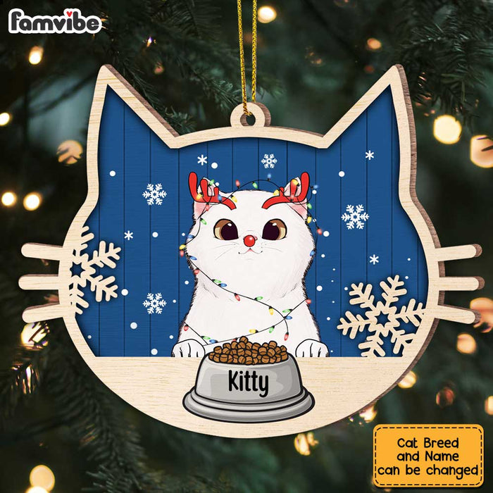 Personalized Cat Christmas Ornament SB261 30O47 1