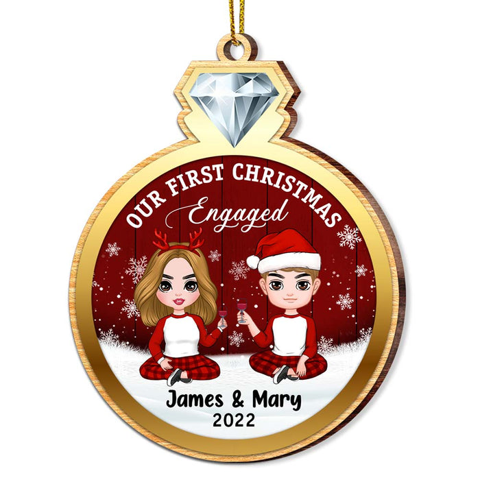 Personalized Couple First Christmas Ornament SB263 85O67 1