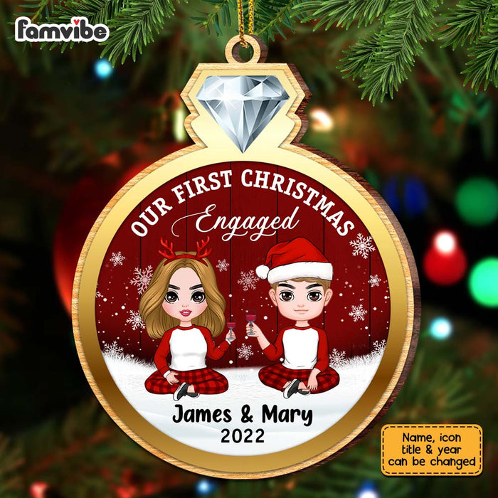 Personalized Couple First Christmas Ornament SB263 85O67 1