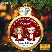 Personalized Couple First Christmas Ornament SB263 85O67 thumb 1
