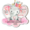 Personalized Baby Elephant First Christmas Ornament SB283 85O67 1