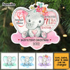 Personalized Baby Elephant First Christmas Ornament SB283 85O67 1