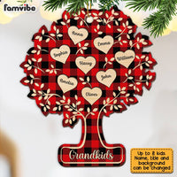 Personalized Christmas Grandma Grandkid Tree Ornament SB261 23O28 thumb 1