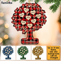 Personalized Christmas Grandma Grandkid Tree Ornament SB261 23O28 thumb 1