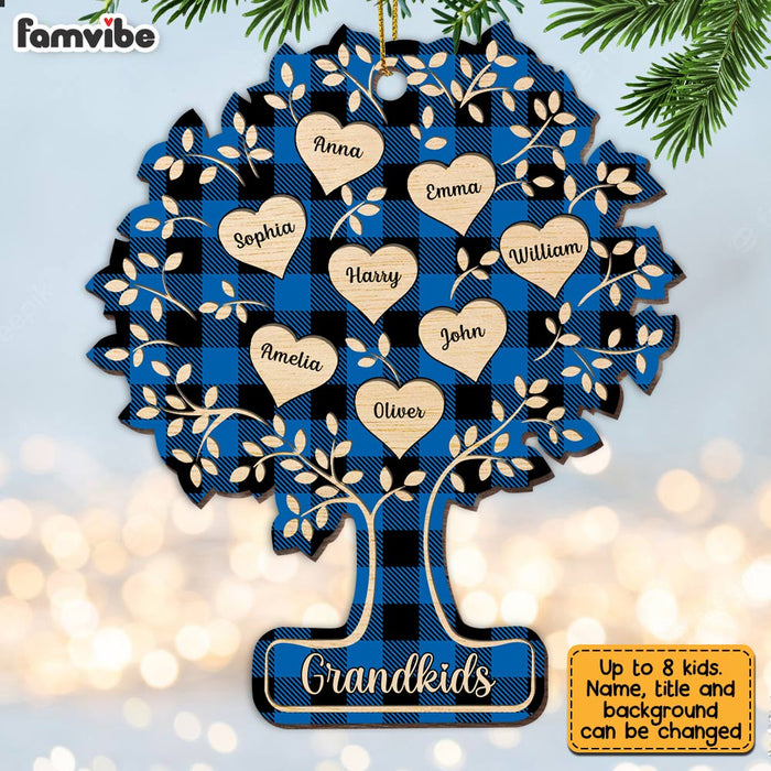 Personalized Christmas Grandma Grandkid Tree Ornament SB261 23O28 1