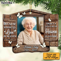 Personalized Memo Because Someone In Heaven Ornament SB273 30O28 thumb 1