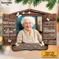 Personalized Memo Because Someone In Heaven Ornament SB273 30O28 thumb 1