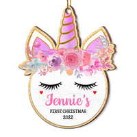 Personalized Baby Unicorn First Christmas Ornament SB271 85O67 thumb 1