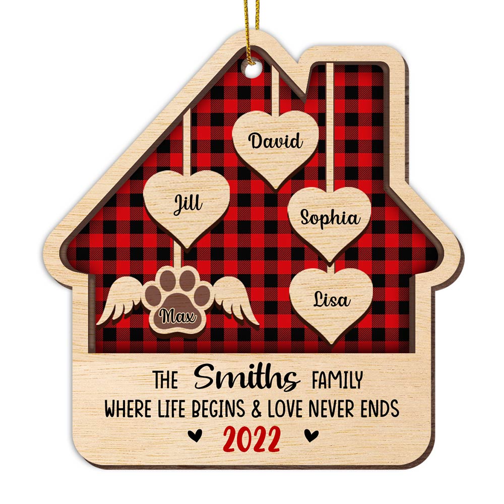 Personalized Family House Ornament SB272 30O28 Primary Mockup