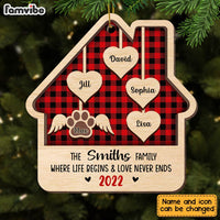 Personalized Family House Ornament SB272 30O28 thumb 1