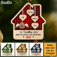 Personalized Family House Ornament SB272 30O28 thumb 1