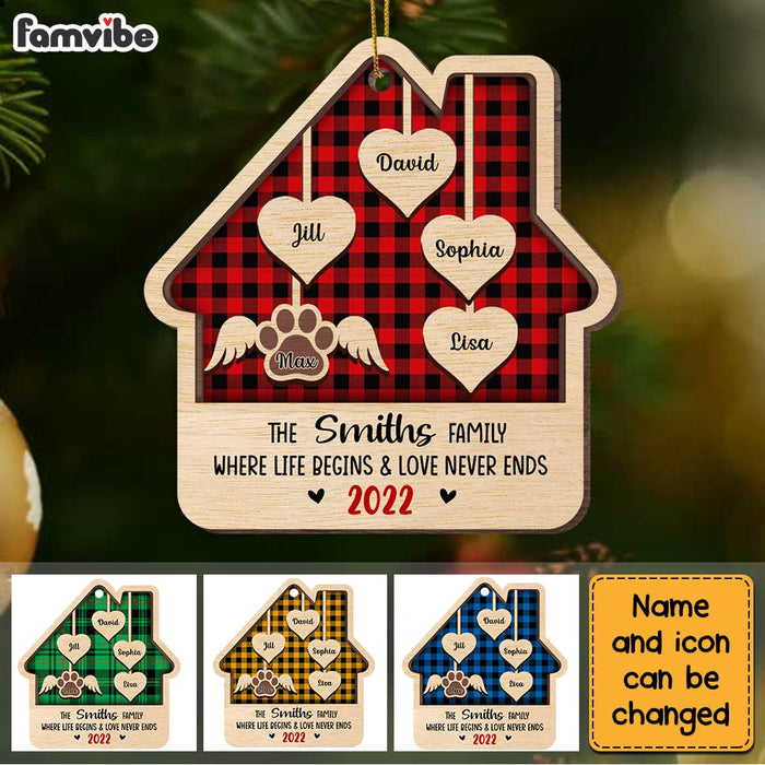 Personalized Family House Ornament SB272 30O28 1