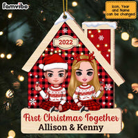 Personalized Couple First Christmas Together Ornament SB273 23O47 thumb 1