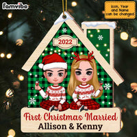 Personalized Couple First Christmas Together Ornament SB273 23O47 thumb 1