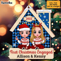 Personalized Couple First Christmas Together Ornament SB273 23O47 thumb 1