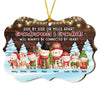 Personalized Christmas Grandparents And Grandkids Snowman Benelux Ornament SB274 23O53 1