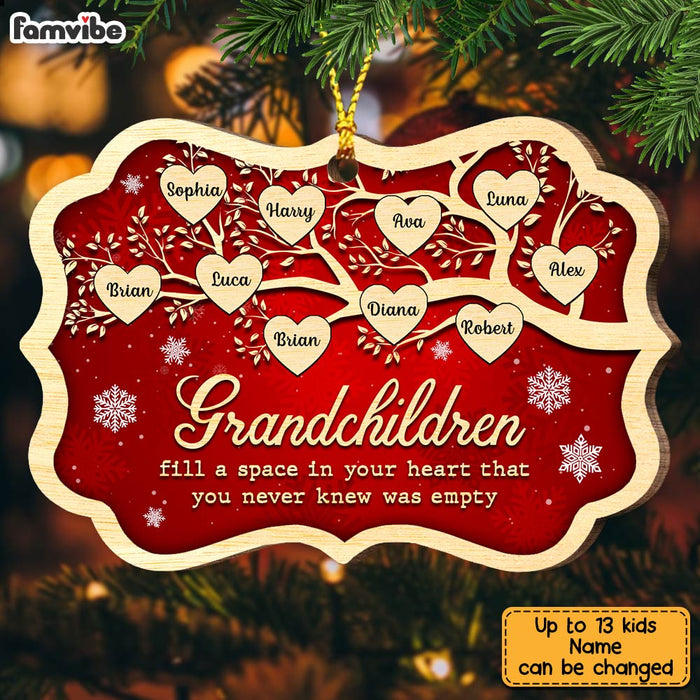 Personalized Grandkids Family Tree Benelux Ornament SB281 32O28 1