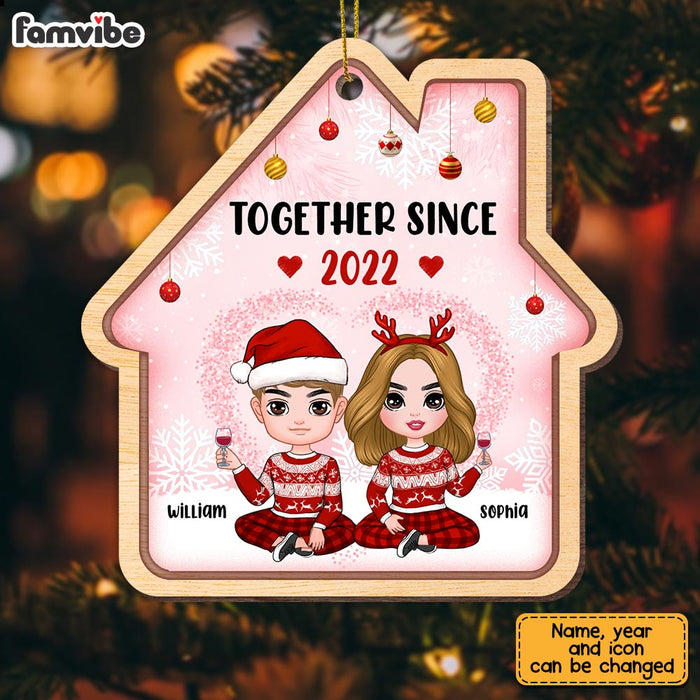 Annoying Together Since Couple Anniversary Christmas Ornament SB281 58O28 1
