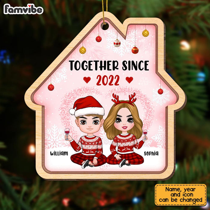 Annoying Together Since Couple Anniversary Christmas Ornament SB281 58O28 1
