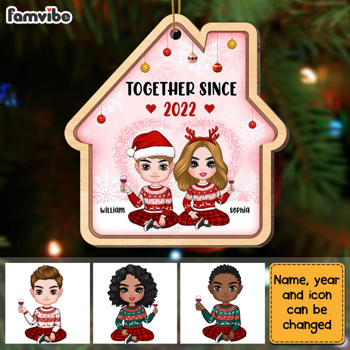 Annoying Together Since Couple Anniversary Christmas Ornament SB281 58O28 1