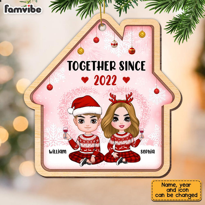 Annoying Together Since Couple Anniversary Christmas Ornament SB281 58O28 1