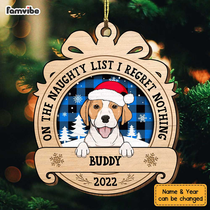 Personalized Dog On Naughty List Ornament SB285 30O34 1