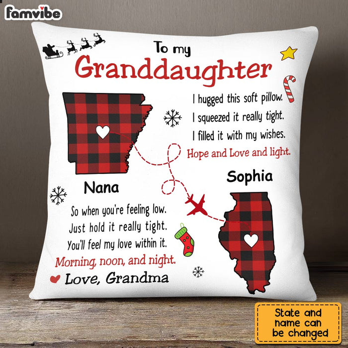 Personalized Granddaughter Hug This Pillow SB282 30O28 1