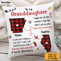 Personalized Granddaughter Hug This Pillow SB282 30O28 thumb 1