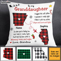 Personalized Granddaughter Hug This Pillow SB282 30O28 thumb 1