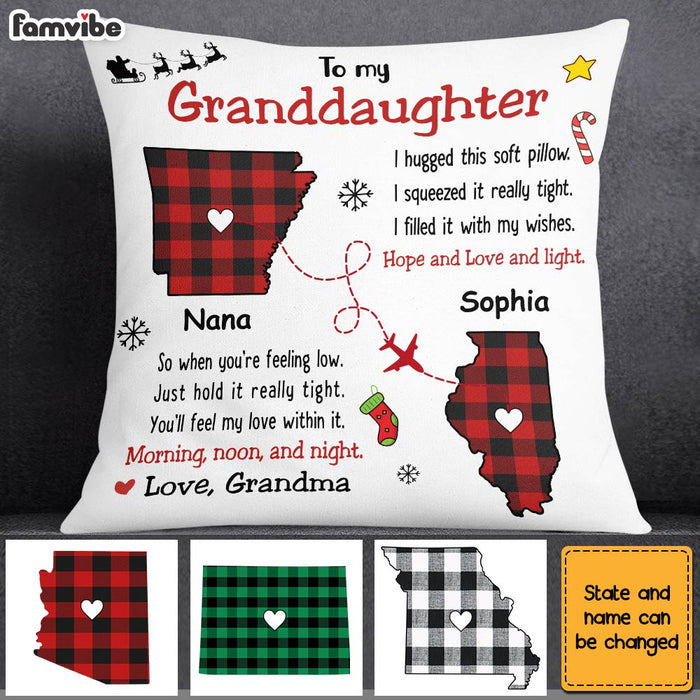 Personalized Granddaughter Hug This Pillow SB282 30O28 1