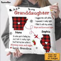 Personalized Granddaughter Hug This Pillow SB282 30O28 thumb 1
