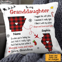 Personalized Granddaughter Hug This Pillow SB282 30O28 thumb 1