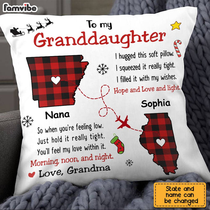 Personalized Granddaughter Hug This Pillow SB282 30O28 1