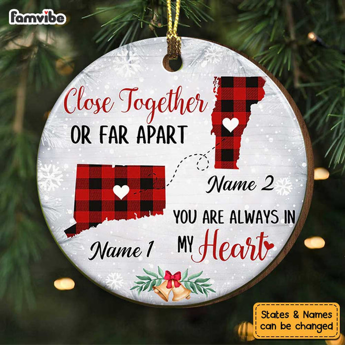 Personalized Close Together Long Distance Ornament SB225 30O34 1