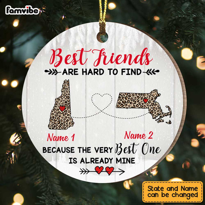 Personalized Best Friends Long Distance Ornament SB2215 30O47 1