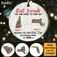 Personalized Best Friends Long Distance Ornament SB2215 30O47 thumb 1