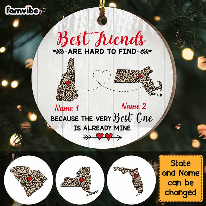 Personalized Best Friends Long Distance Ornament SB2215 30O47 1