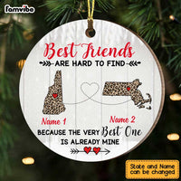 Personalized Best Friends Long Distance Ornament SB2215 30O47 thumb 1