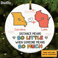 Personalized Long Distance Circle Ornament SB281 30O28 thumb 1