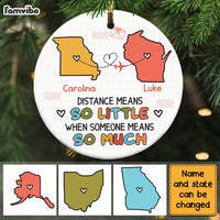 Personalized Long Distance Circle Ornament SB281 30O28 thumb 1