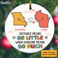 Personalized Long Distance Circle Ornament SB281 30O28 thumb 1