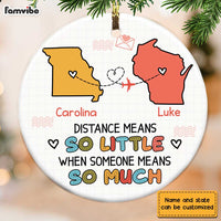 Personalized Long Distance Circle Ornament SB281 30O28 thumb 1