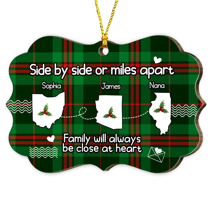 Personalized Long Distance Family Benelux Ornament SB283 30O67 1