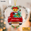 Personalized Couple Happy Red Truck Christmas Ornament SB291 58O34 1