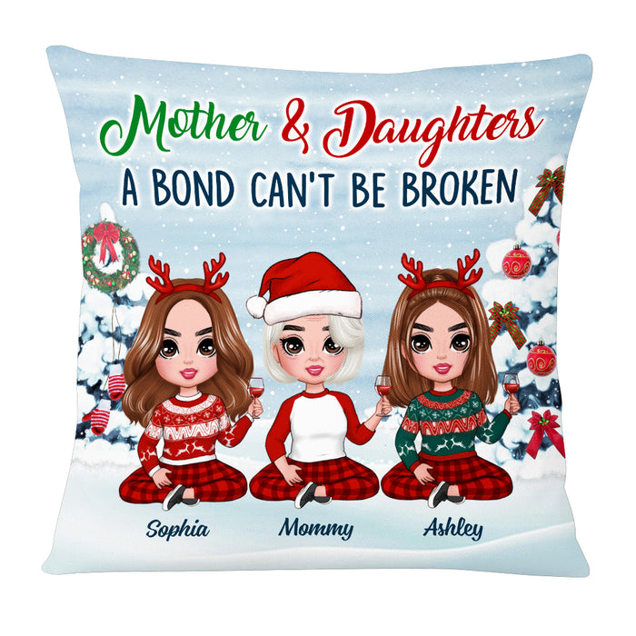 Personalized Mom A Bond Can't Be Broken Pillow SB295 30O53 1