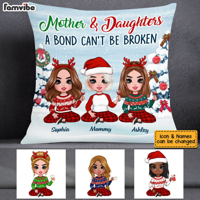Personalized Mom A Bond Can't Be Broken Pillow SB295 30O53 1