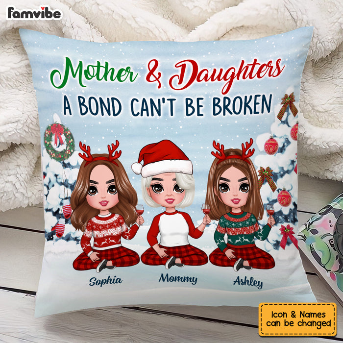Personalized Mom A Bond Can't Be Broken Pillow SB295 30O53 1