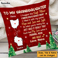 Personalized Long Distance To Granddaughter Pillow SB292 30O47 thumb 1